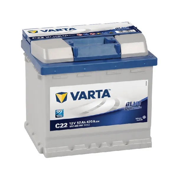 Varta Blue Dynamic 12V 52Ah 470A startbatteri - Startbatterier - 4016987119488 - 1