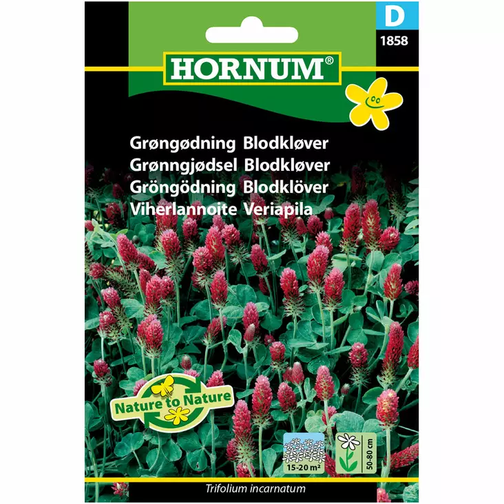 Rödklöver - Frön och sättpotatisar. - 5708787018588 - 1