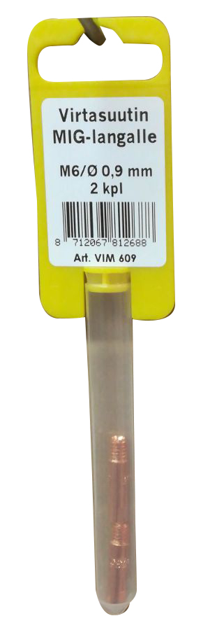 Tillämpningsmunstycke för Mig-tråd M6/0,9 mm - Svetsstänger - 8712067812688 - 1