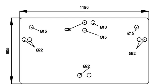 Bakfönster, övre (Case IH 134568074) - Hytt och kaross - 3660980060738 - 1