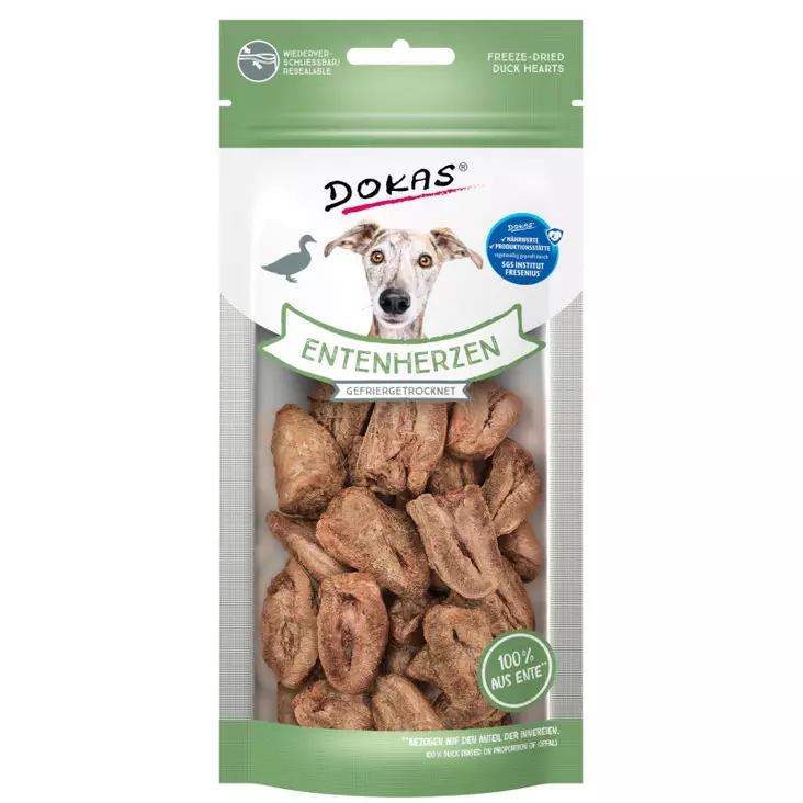 Dokas frystorkat ankhjärta för hund 22 g - Hundmat - 4251276205828 - 1