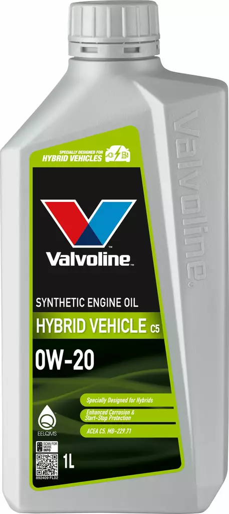Valvoline Hybrid C5 0W-20 motorolja 1 l - Motoroljor - 8710941032818 - 1