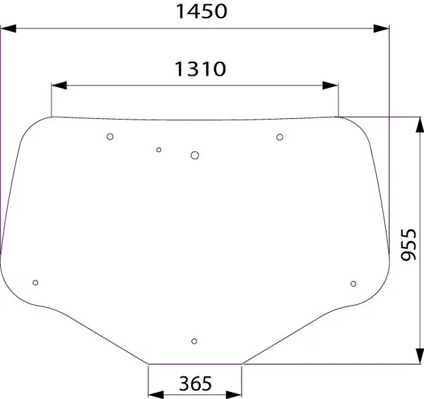 Bakruta, övre (CNH 82030887) - Hytt och kaross - 8716106304288 - 1