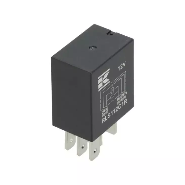Mikrorelä 12V, 20A/35A, med motstånd - Brytare - 8719493161038 - 1