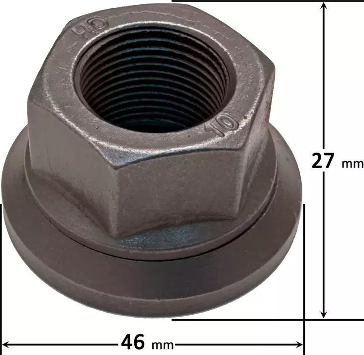 Hjulmuttern M22x1,5mm h=27mm - Axel och styrning - svm0000009318 - 1