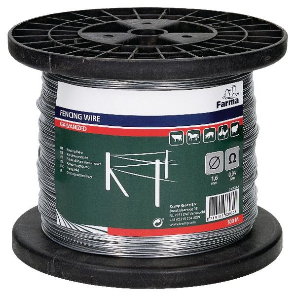 Aitalink Farm galvaniserad 1,6 mm 500 m - Stängselband och -trådar - 8716106839308 - 1