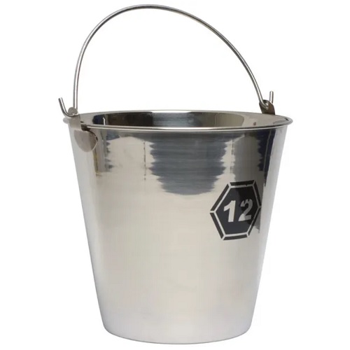 Spann rostfritt stål 12 liter - Fodertråg - 5700030270378 - 1