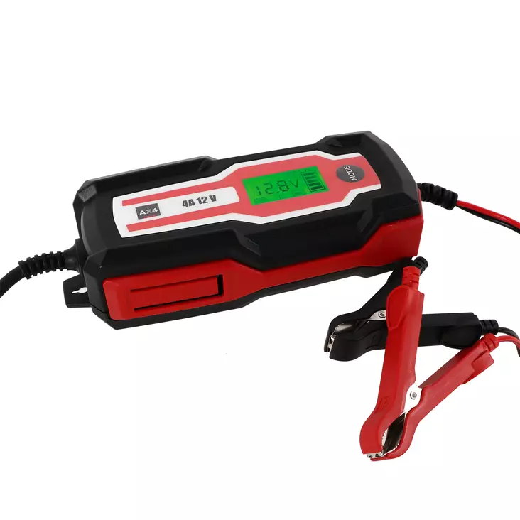 AX4 Batteriladdare 6V/12V 4A 10-stegs - Invertrar, laddare - 6418536023778 - 1