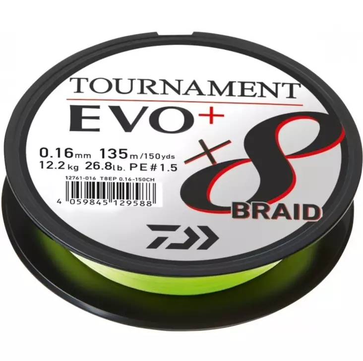 Daiwa Tournament EVO+ Chartreuse 135m - Linor - 4059845129588 - 1