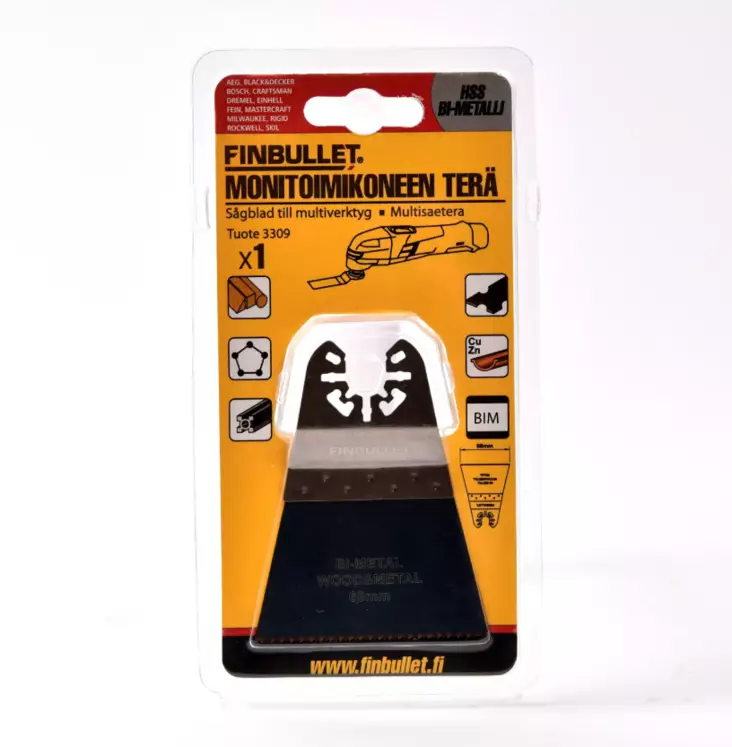 Finbullet Multiverktygblad Bi-Metal - Andra skärverktyg - 6438152033098 - 1