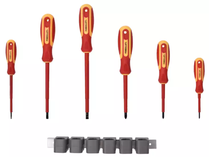 Finbullet skruvmejselsats VDE 6-delar 1000V - Skruvmejslar och -satser - 6430017700718 - 1