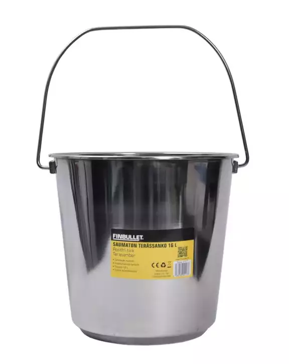 Finbullet sömlig hink - Tillbehör till ladugården - 6438152041178 - 1