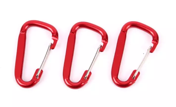 Haghus 40mm karbinhake set om 3 - Övriga friluftsprodukter - 6438212106618 - 1