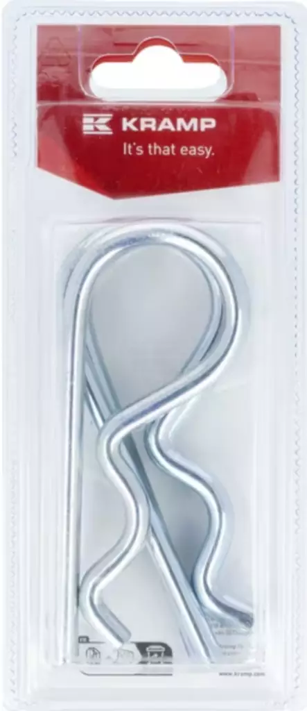 Fjäderplugg 6 mm 3 st/fp - Andra fästtillbehör - 8719493200478 - 1