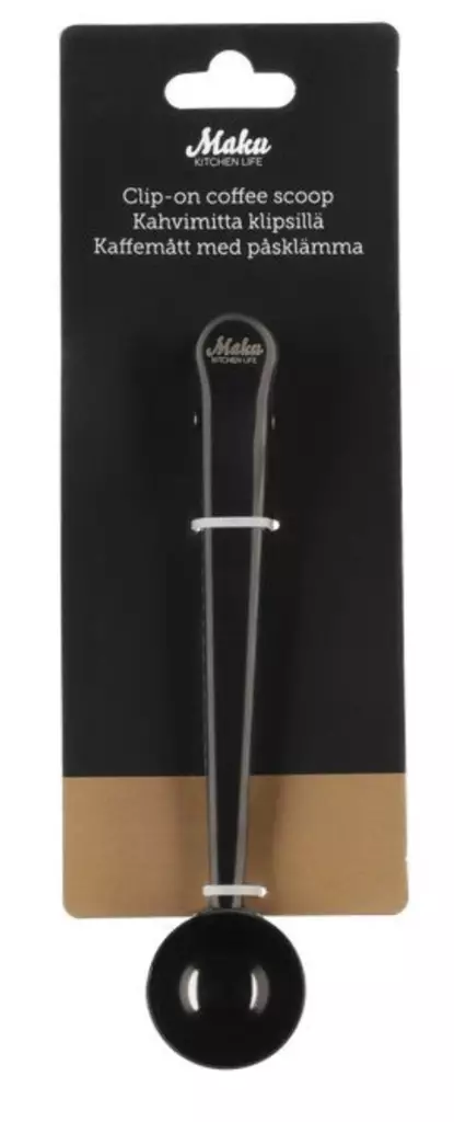 Kaffemått med klämma svart - Andra köksprodukter - 6410413095168 - 1