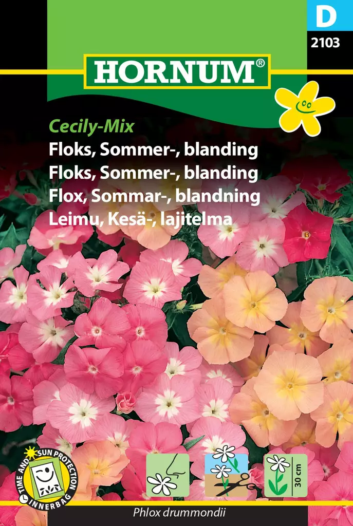 Sommarblomma sortiment Cecily-Mix - Frön och sättpotatisar. - 5708787021038 - 1