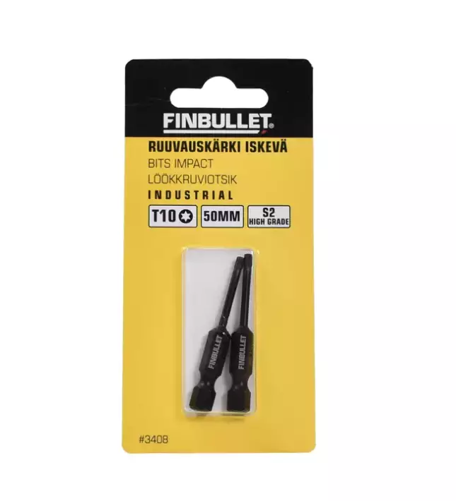 Slagnacke T10*50mm 2-pack - Skruvbits och -satser - 6438152034088 - 1