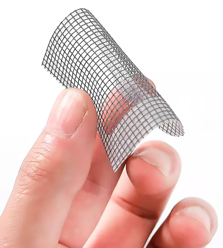 Reparations tejp för myggnät 10x10 cm 10 st svart - Tejper - 6418536033098 - 1