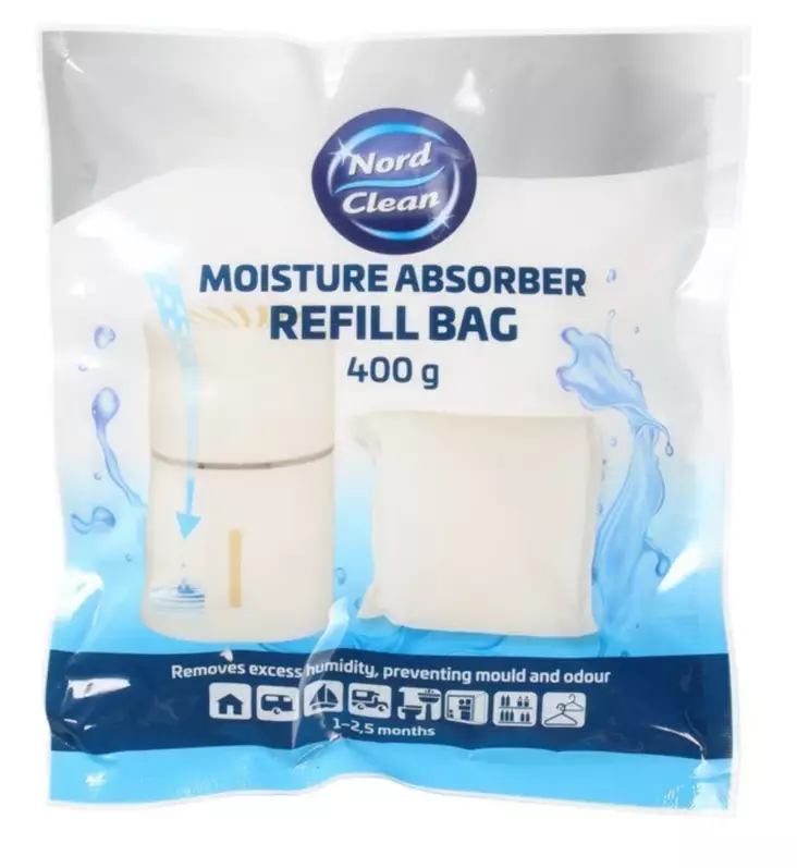 Fuktavskiljare fylld påse 400g - Husvagnsprodukter - 6410416428468 - 1