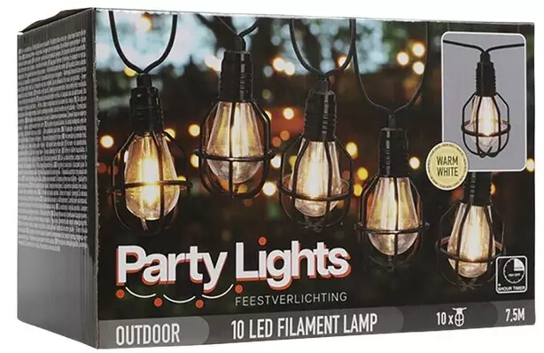 LED-ljusslinga Party 10-delar - Stämningsbelysning - 8720573518468 - 1