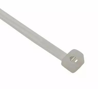 Klämmare vit 200x4,5mm 100st - Kabelband - 8014748302038 - 1