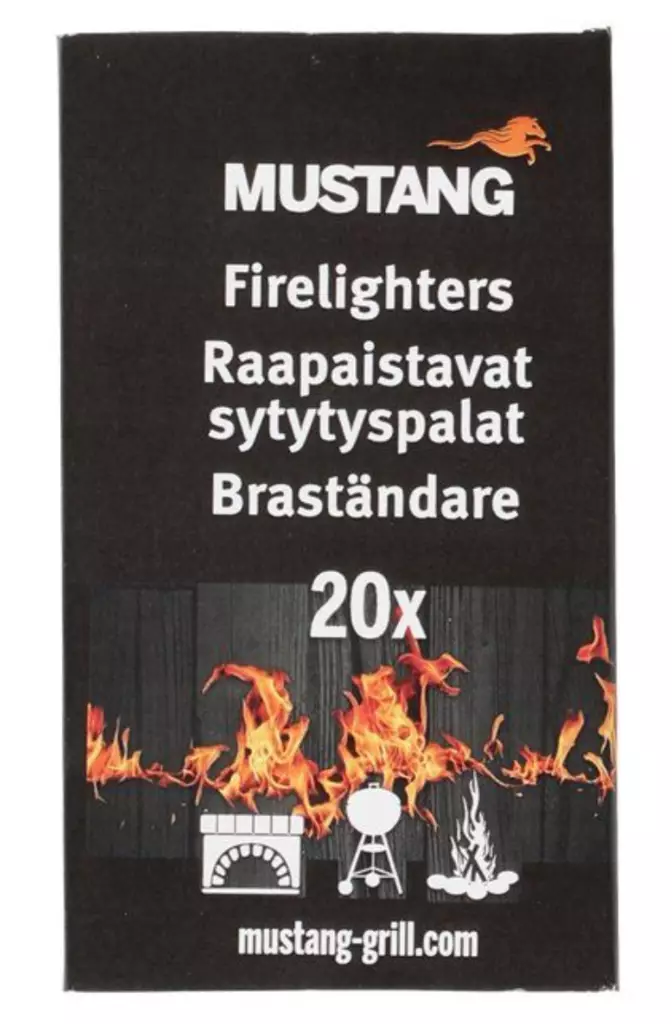 Tändblock med svetsyta 20 st/fp - Grilltillbehör - 6410416323558 - 1