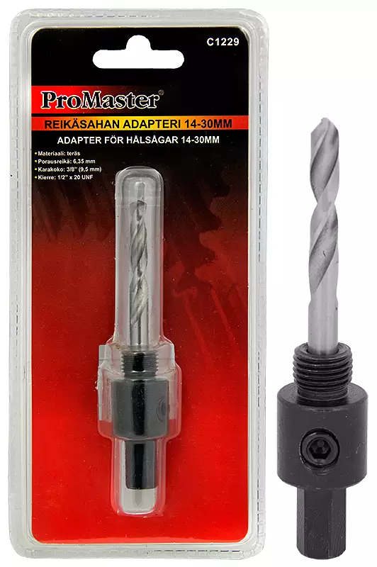 Hålsågshållare A6 14-30mm 9,5mm - Hålsågar - 6420286812298 - 1