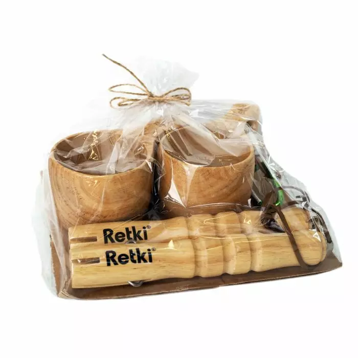 Frilufts Presentförpackning 2 kåsor + 2 korvspett - Friluftsmat - 6418536012178 - 1