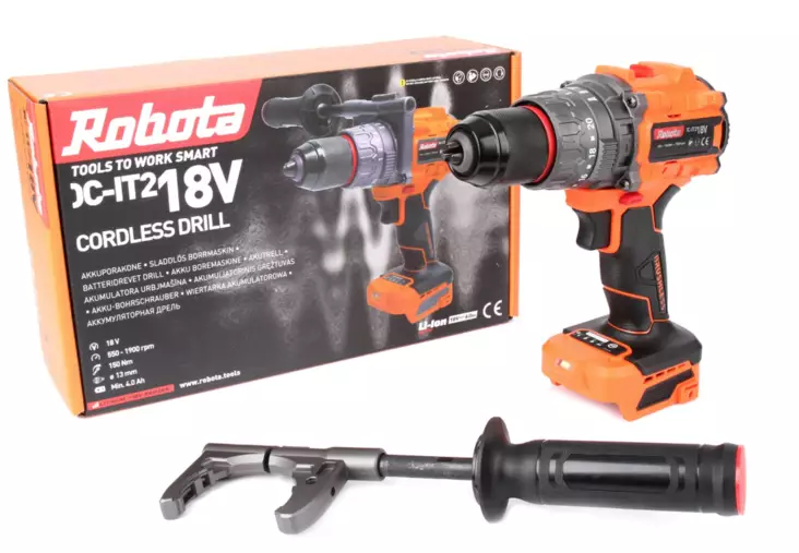 Robota DC-IT218V batteridriven borrmaskin med handtag, kropp - "Batteridrivena maskiner" - 6438212140278 - 1