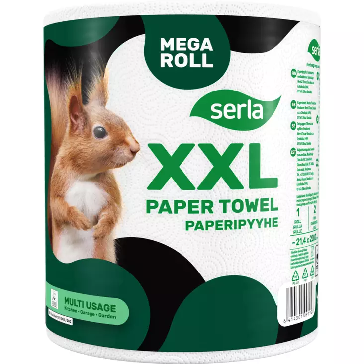 Serla XXL kökshandduk jätterulle - Engångsartiklar - 6414301091928 - 1