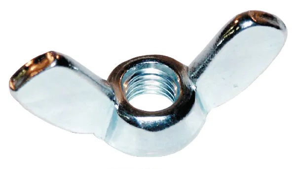 Förzinkad vingskruv, amerikansk modell - Bultar och muttrar, metrisk gänga - 8716106612208 - 1