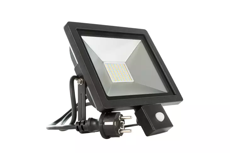 Slim LED-strålkastare 50W - Arbetsplatsbelysning - 6430058412038 - 1