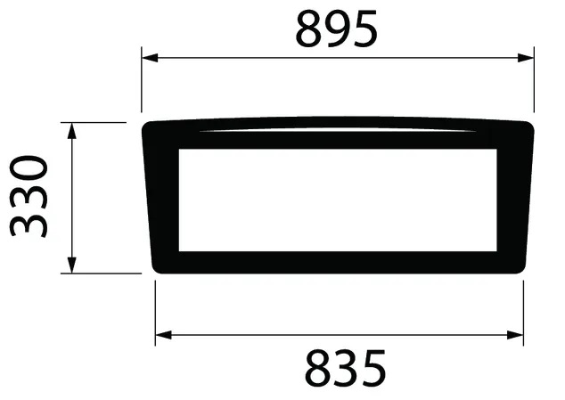 Bakruta, nedre (Deutz-Fahr 00121439010) - Hytt och kaross - 3660980069588 - 1