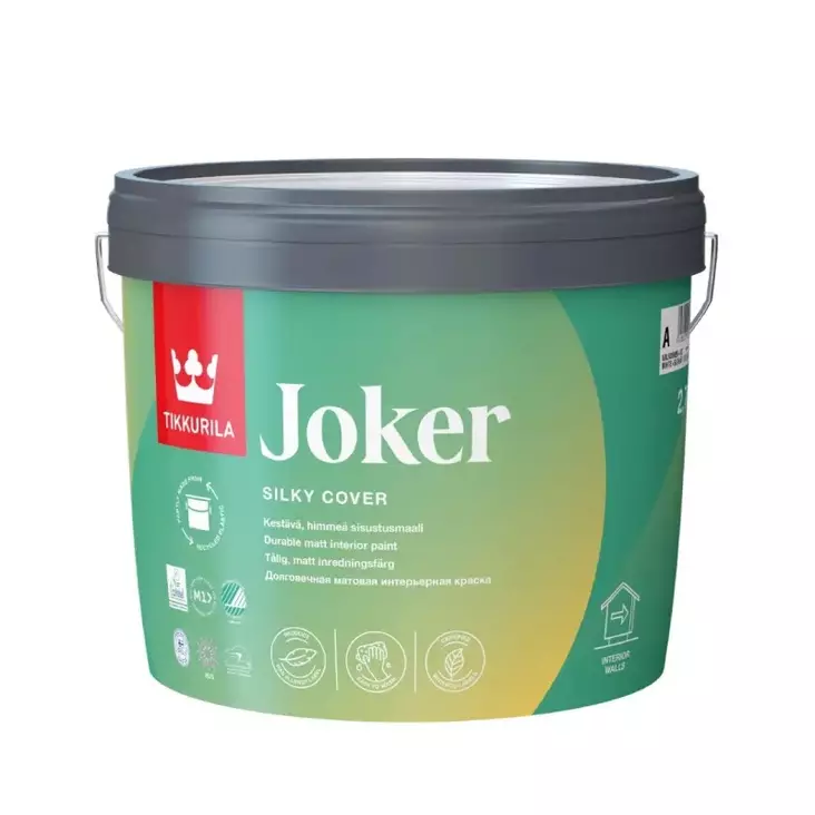 Tikkurila Joker inomhusfärg, färgbar - Inomhusfärger - 6408070031698 - 1