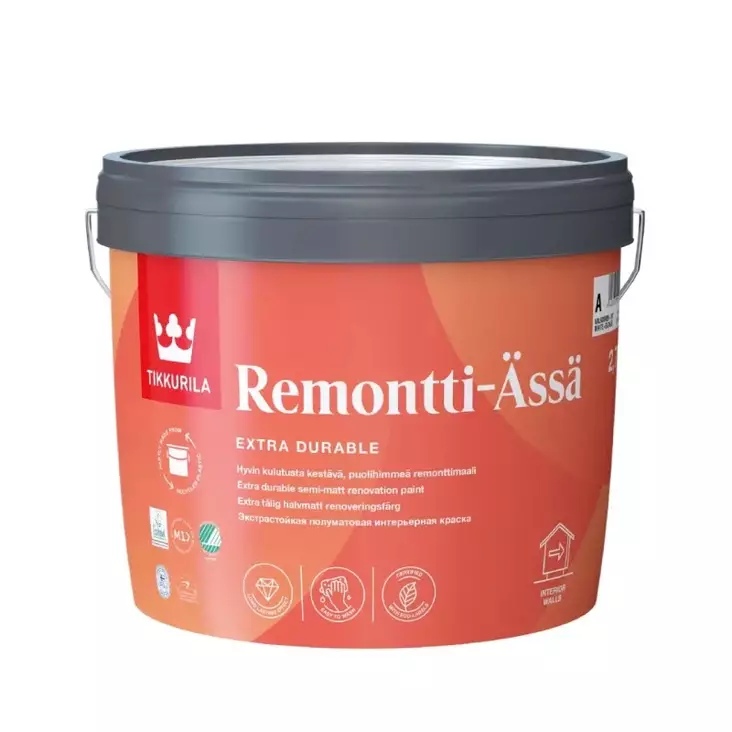 Tikkurila Remontti-Ässä renoveringsfärg, färgbar - Inomhusfärger - 6408070004098 - 1