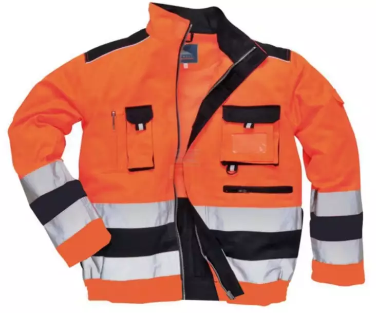 Arbetsjacka orange EN471 - Sommararbetskläder - 19601090084048 - 1