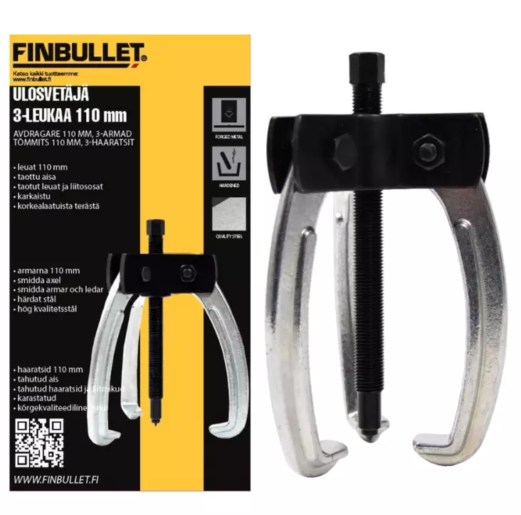 Utvändig dragare 3-klor 110 mm - Avdragare - 6430017707588 - 2