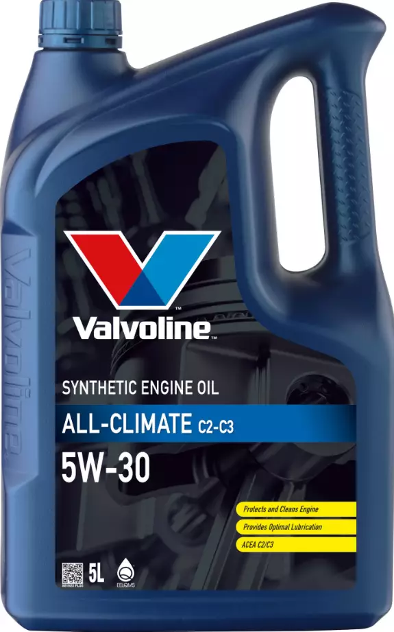 Valvoline All Climate 5W-30 C2/C3 motorolja 5L - Bilkemikalier - 8710941024448 - 1