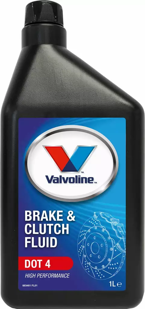 Valvoline Broms- och Kopplingsvätska DOT 4 1 l - Bilkemikalier - 8710941027128 - 1