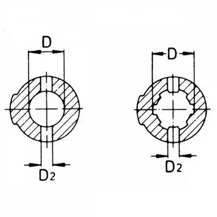 Gaffel NG, 1 3/8"-6, Ø8mm, W2100 - Gafflar - 8435194010689 - 2