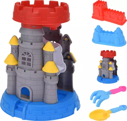 Sandsleksaksset Slott 5-delar - Sommarleksaker - 8720573215039 - 1