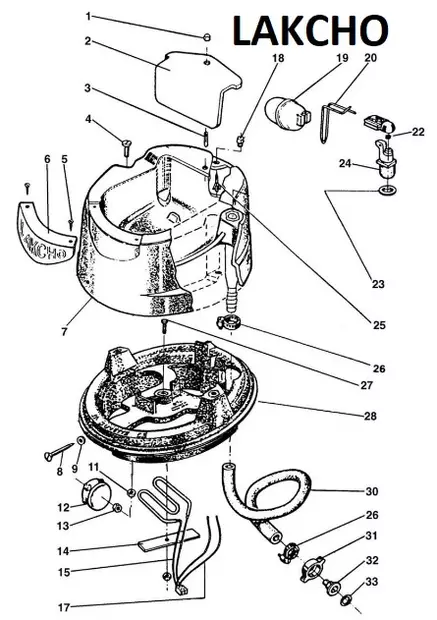 Ram för Lakcho dryckeskopp - Reservdelar för dryckesbehållare - 3599150017749 - 2
