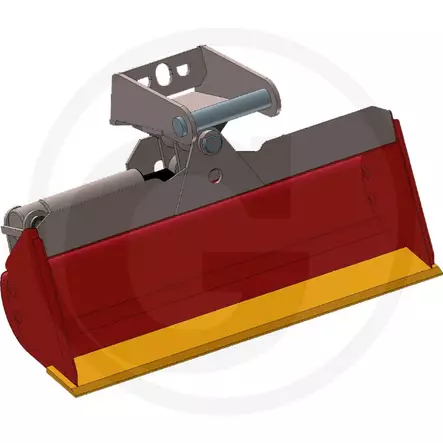 Vinklad planeringsskopa för grävmaskiner 2,6-3,8 t med MS03-fäste - Skopor och tillbehör - gr00000000389 - 1