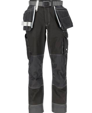 Kramp Technical elastiska hängande arbetsbyxor - Sommararbetskläder - 8719607119979 - 1