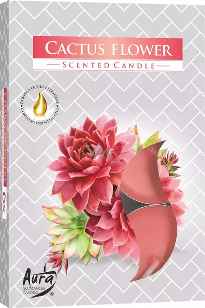 Doftande värmeljus Kaktusblomma - Rumsdofter, luftfräschare - 5906927032269 - 1
