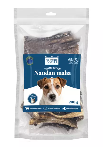 Viksu oxmage för hund 200g - Hundmat - 6417783186229 - 1
