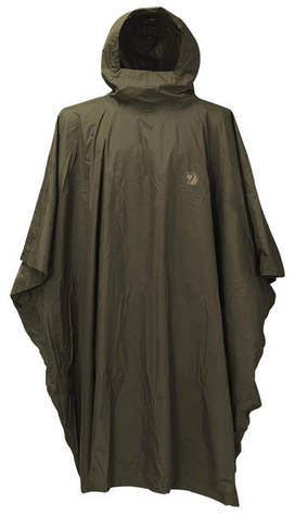 Fjällräven Poncho Mörk Oliv - Friluftskläder - 7323450082239 - 1