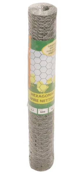 Kaninnät 0,6 x 10 m, ögondiameter 19 mm - Stängselnät - 5700033070869 - 1