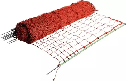 Kaninnät flyttbart 112 cm 50 m, en-piggs stolpe - Stängselnät - 8713235022229 - 2