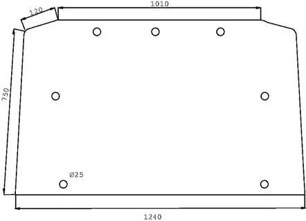 Bakfönster, övre (Hürlimann 92312680) - Hytt och kaross - 3660980008389 - 1